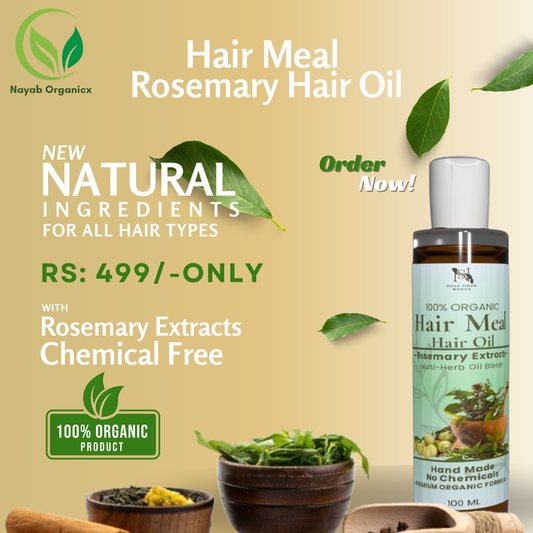 Hair Meal - Rosemary Hair Oil - 100% Organic