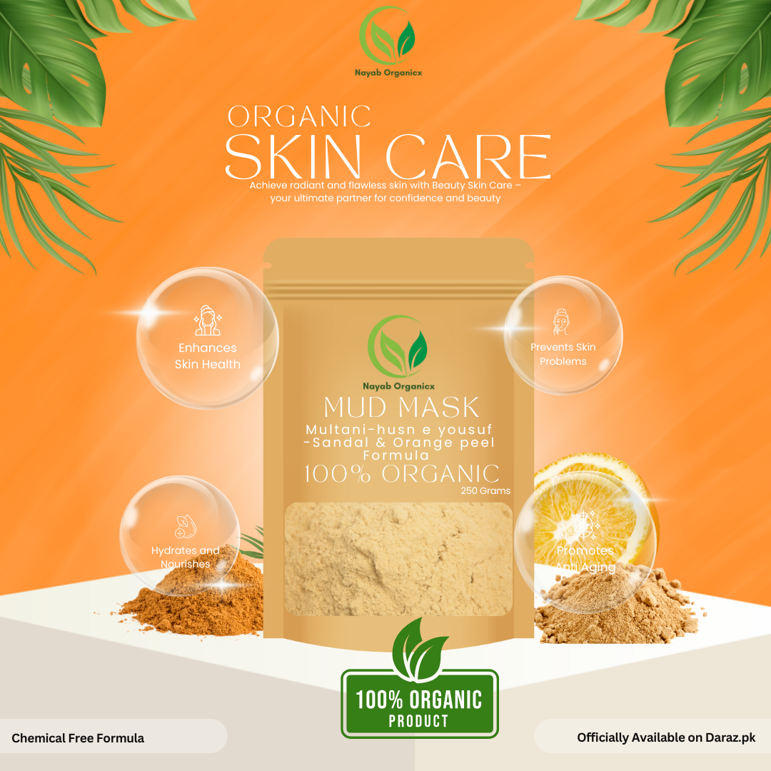 Nayab Organicx Herbal Mud Mask - 100% Organic
