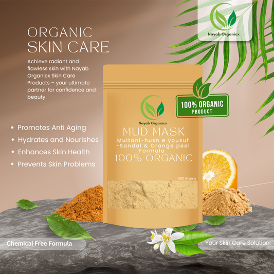 Nayab Organicx Herbal Mud Mask - 100% Organic